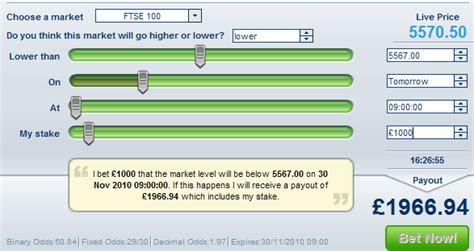 binary betting|Binary Bets ('Yes' or 'No') .
